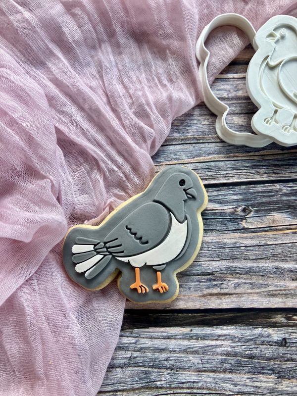 IMG_3136 Pigeon Cookie Cutter and Fondant Stamp Embosser, Bird, London