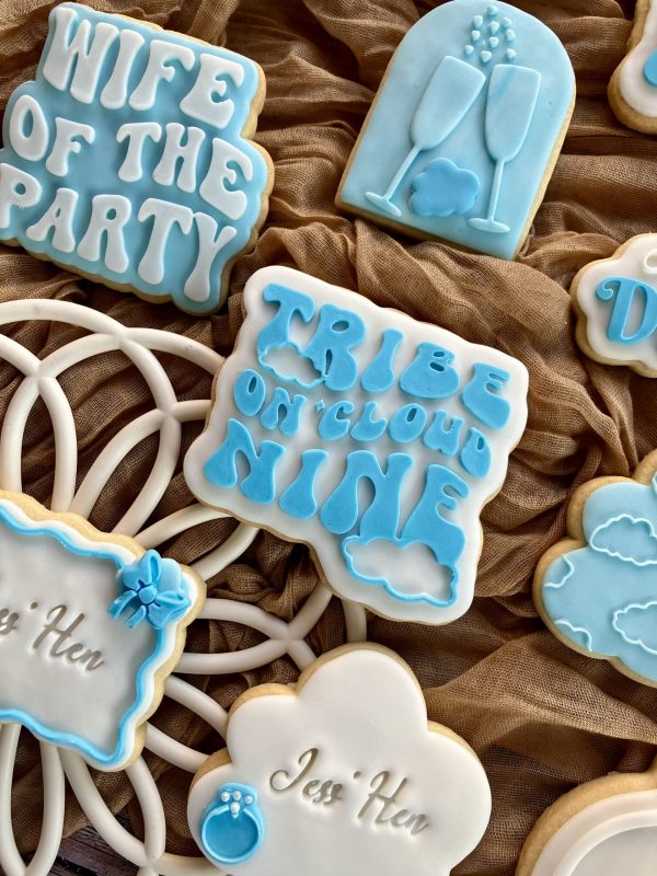 Tribe on Cloud Nine Cookie Cutter and Fondant Stamp Embosser, Hen Party, Bride Tribe, Bachelorette
