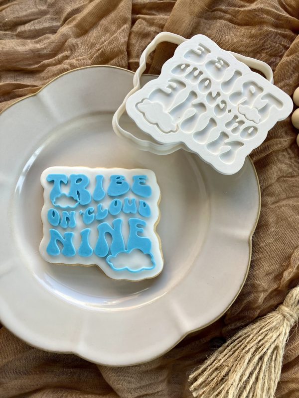 Tribe on Cloud Nine Cookie Cutter and Fondant Stamp Embosser, Hen Party, Bride Tribe, Bachelorette
