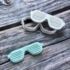 Retro Sun Glasses Cookie Cutter and Fondant Stamp Embosser, Sunglasses, Shades, 80’s
