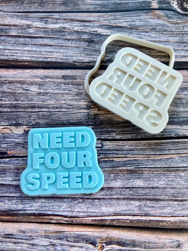 Need Four Speed Cookie Cutter and Fondant Stamp Embosser