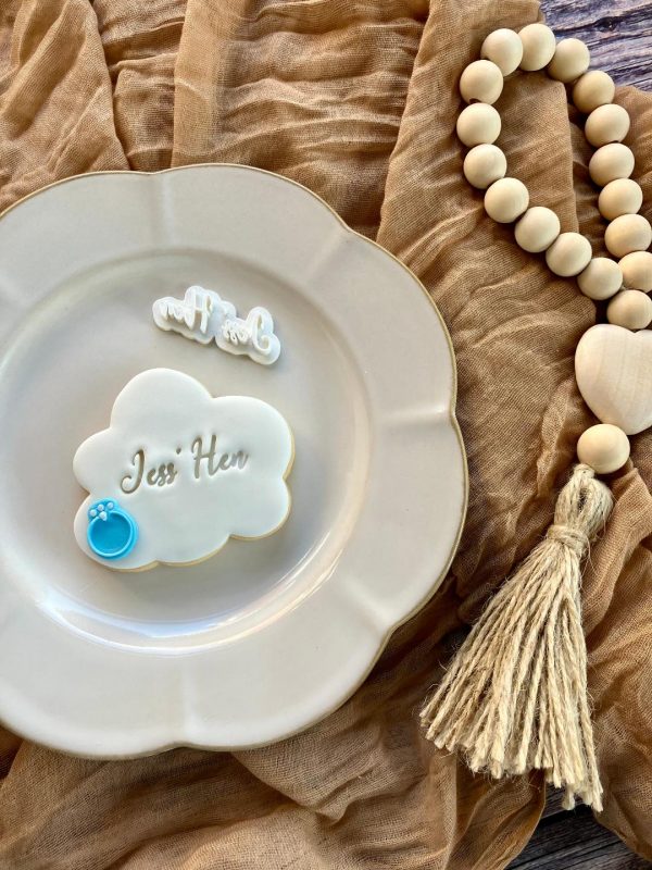 Personalised Name Stamper, Fondant Stamp, Birthday, Hen Party