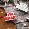 I'm Back Cookie Cutter and Fondant Embosser