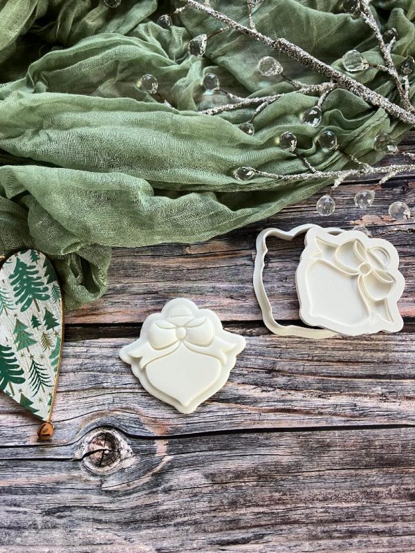 Bauble Cookie Cookie Cutter and Multi Pop Embosser Bauble Cookie Cookie Cutter and Multi Pop Embosser