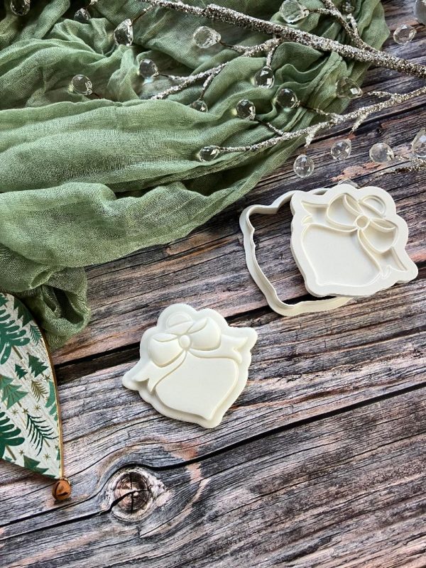 Bauble 4 Bauble Cookie Cookie Cutter and Multi Pop Embosser, Christmas, Holidays, Tree Decoration