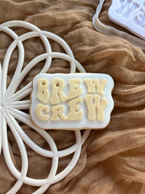 Brew Crew Cookie Cutter and Fondant Stamp Embosser Brew Crew Cookie Cutter and Fondant Stamp Embosser