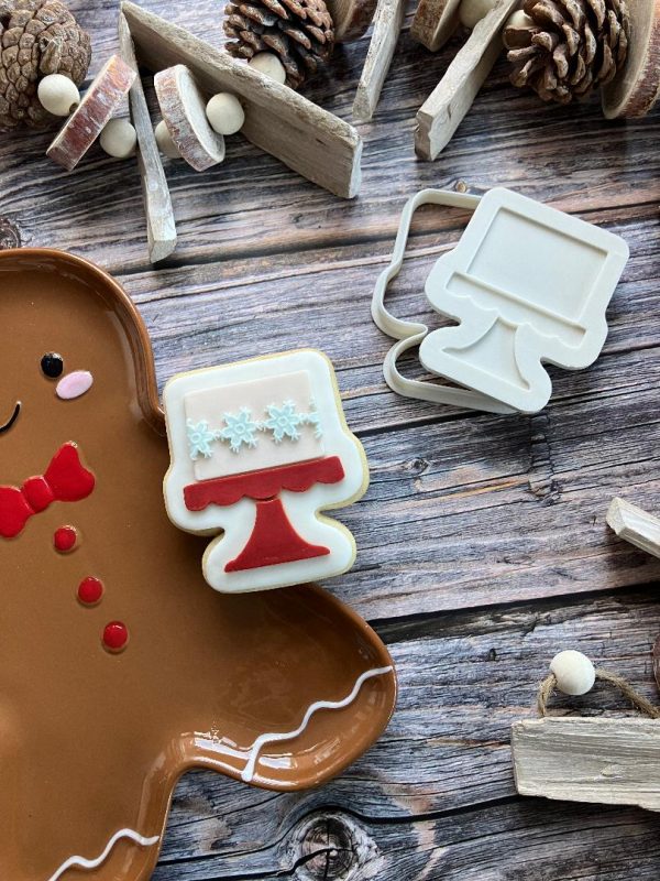 Cake Cookie Cutter and Fondant Stamp Embosser Cake Cookie Cutter and Fondant Stamp Embosser