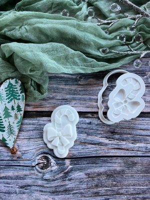 Bow Candy Cane Cookie Cookie Cutter and Multi Pop Embosser