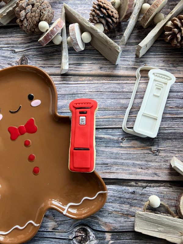 Letter Box Cookie Cutter and Fondant Stamp Embosser Letter Box Cookie Cutter and Fondant Stamp Embosser