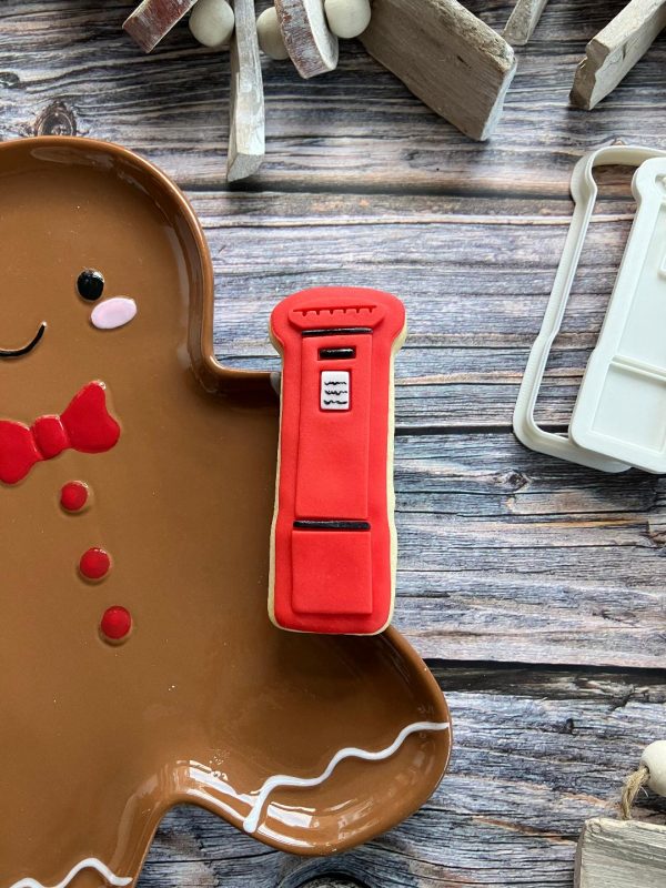 Letter Box Cookie Cutter and Fondant Stamp Embosser Letter Box Cookie Cutter and Fondant Stamp Embosser
