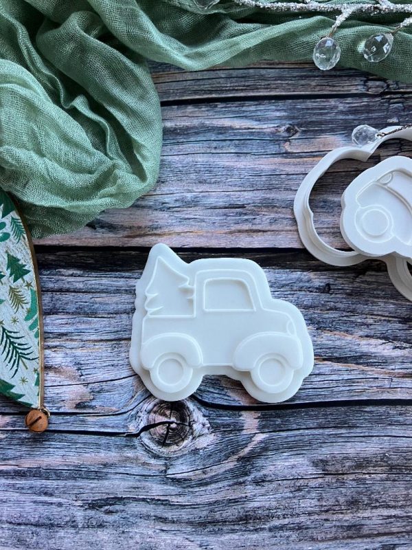 Christmas Truck Christmas Truck Cookie Cutter and Multi Pop Embosser, Christmas, Holidays, Car