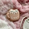 Hot Chocolate Cookie Cutter and Fondant Embosser Coco Hot Chocolate Cookie Cutter and Fondant Embosser Coco