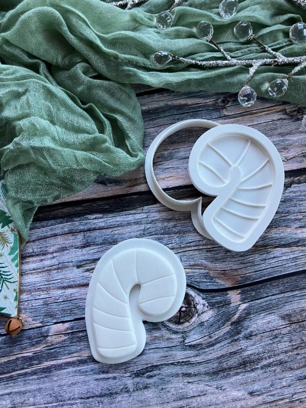 Candy Cane Cookie Cookie Cutter and Multi Pop Embosser, Christmas, Elf, Holidays