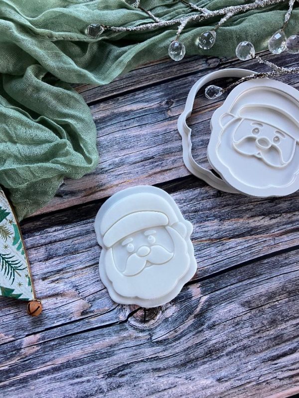 Santa Cookie Cutter and Multi Pop Embosser