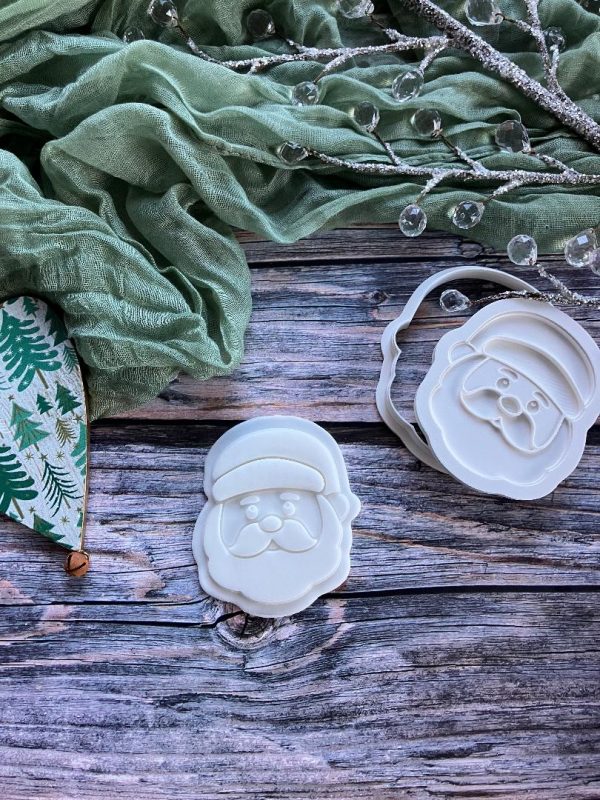 Santa Cookie Cutter and Multi Pop Embosser