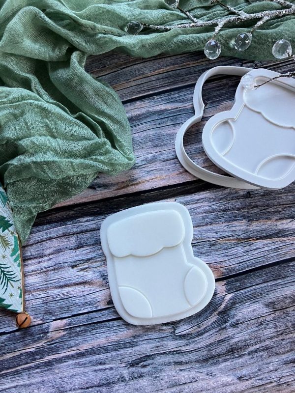 Stocking Cookie Cutter and Multi Pop Embosser, Christmas, Holidays, Father Christmas