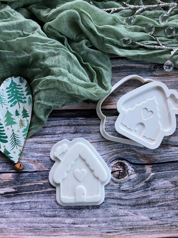 Gingerbread House Cookie Cutter and Multi Pop Embosser