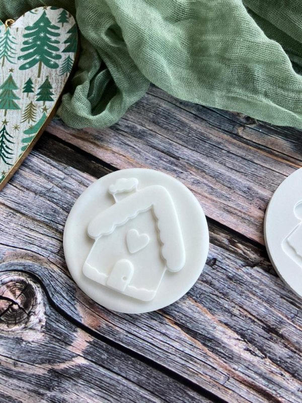 House 3 House Fondant Stamp Embosser, Christmas, Festive, Holidays , Gingerbread House