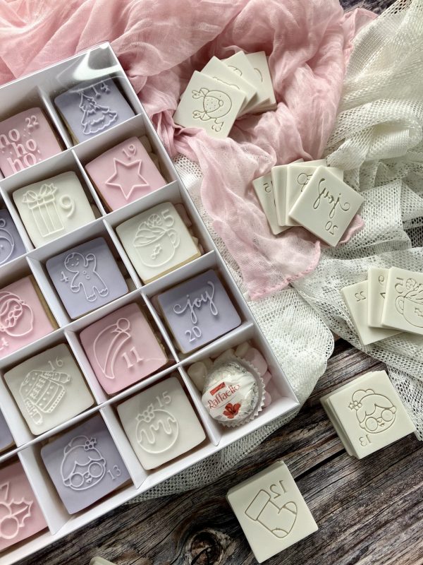 Advent Calendar Cookie Cutter and Fondant Embossers, Christmas, Countdown