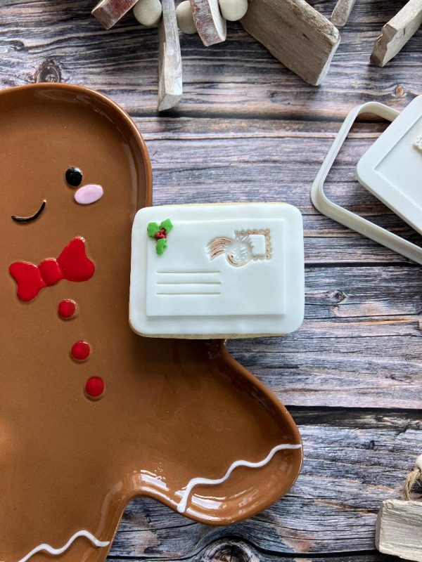 Letter Letter Cookie Cutter and Fondant Stamp Embosser, Christmas, Santa, Royal Mail