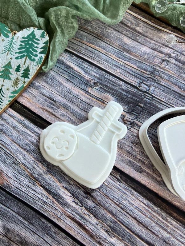 Santas Milk and Cookie Cookie Cookie Cutter and Multi Pop Embosser Santas Milk and Cookie Cookie Cookie Cutter and Multi Pop Embosser