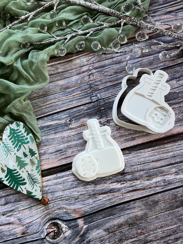 Milk and Cookie 4 Santas Milk and Cookie Cookie Cookie Cutter and Multi Pop Embosser, Christmas, Holidays, Father Christmas
