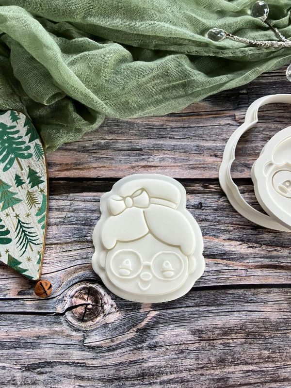 Mrs Claus Cookie Cookie Cutter and Multi Pop Embosser Mrs Claus Cookie Cookie Cutter and Multi Pop Embosser