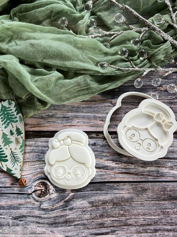 Mrs Claus Cookie Cookie Cutter and Multi Pop Embosser Mrs Claus Cookie Cookie Cutter and Multi Pop Embosser