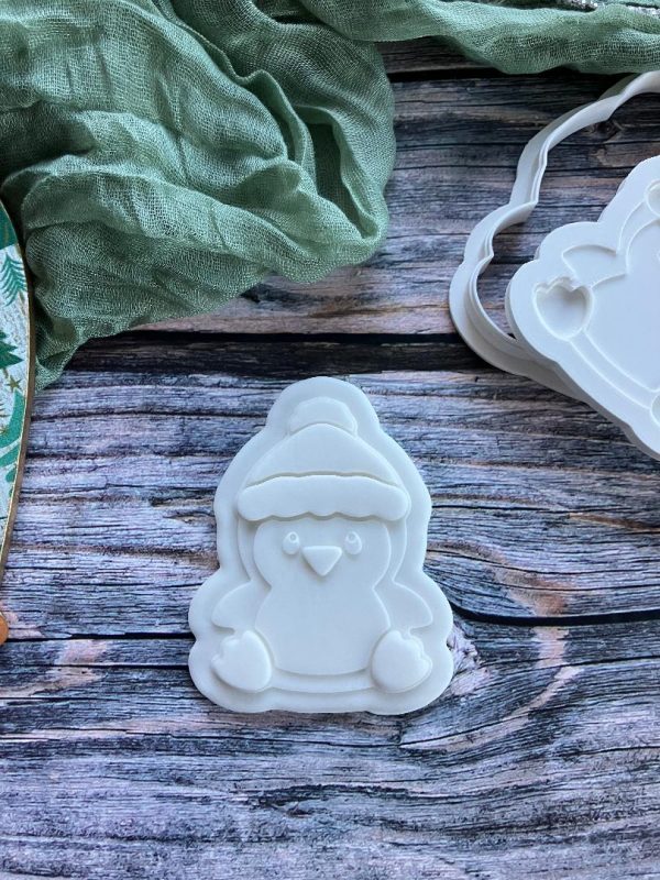 Penguin Cookie Cutter and Multi Pop Embosser, Christmas, Holidays, Winter