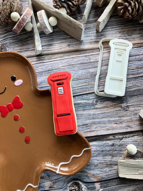 Letter Box Cookie Cutter and Fondant Stamp Embosser Letter Box Cookie Cutter and Fondant Stamp Embosser