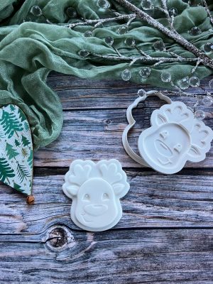 Reindeer Cookie Cookie Cutter and Multi Pop Embosser