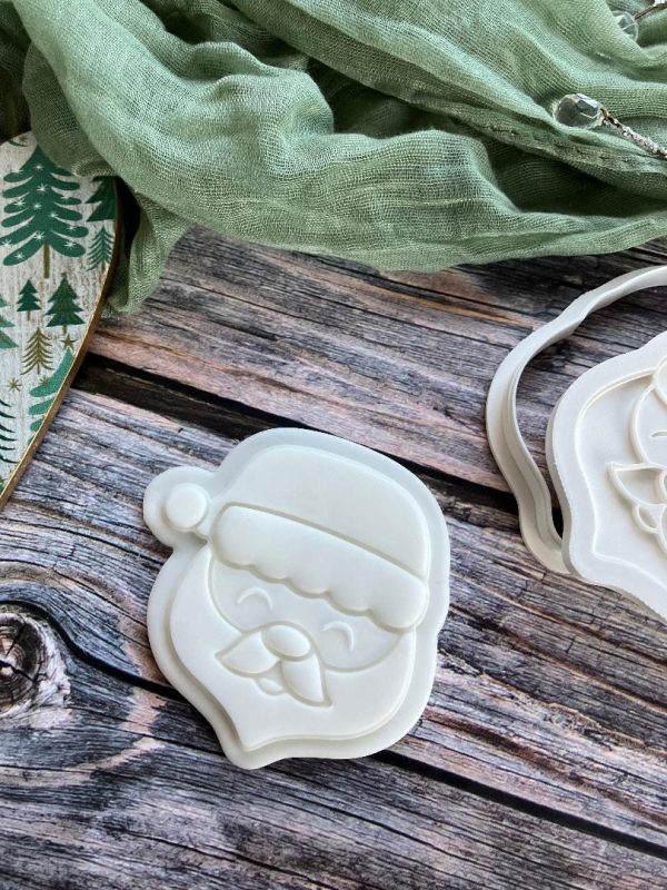 Santa Claus Cookie Cookie Cutter and Multi Pop Embosser, Christmas, Holidays, Father Christmas