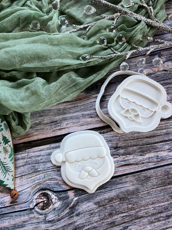 Santa Claus Cookie Cookie Cutter and Multi Pop Embosser, Christmas, Holidays, Father Christmas