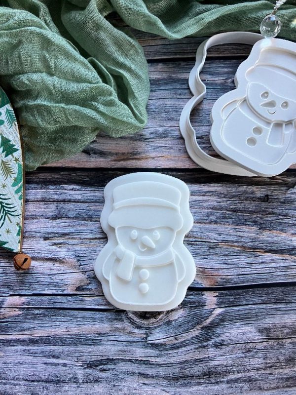 Snowman Cookie Cutter and Multi Pop Embosser, Christmas, Holidays, Winter