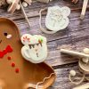 Snowman Cup Cookie Cutter and Fondant Stamp Embosser Snowman Cup Cookie Cutter and Fondant Stamp Embosser