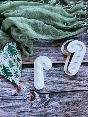 Candy Cane Cookie Cookie Cutter and Multi Pop Embosser