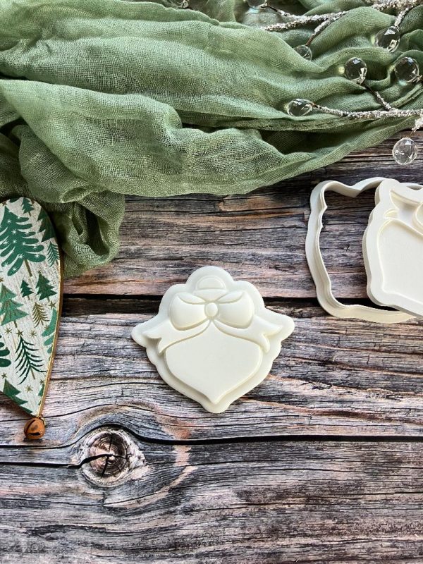 Bauble Cookie Cookie Cutter and Multi Pop Embosser Bauble Cookie Cookie Cutter and Multi Pop Embosser