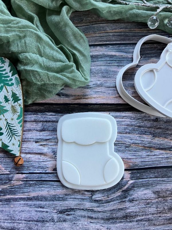 Stocking Cookie Cutter and Multi Pop Embosser, Christmas, Holidays, Father Christmas