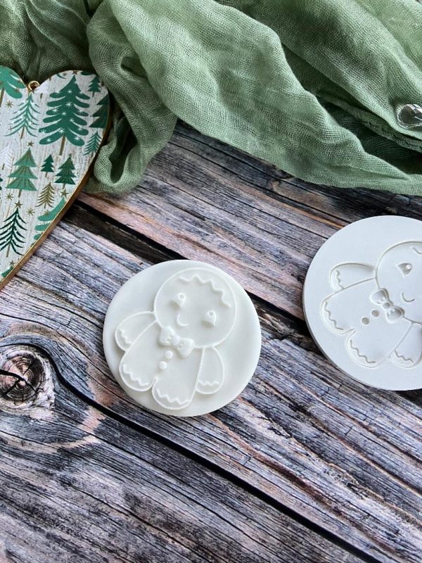 Gingerbread Man Fondant Stamp Embosser Gingerbread Man Fondant Stamp Embosser