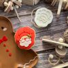 santa b Baking Santa Cookie Cutter and Fondant Stamp Embosser, Baking, Christmas, Baker
