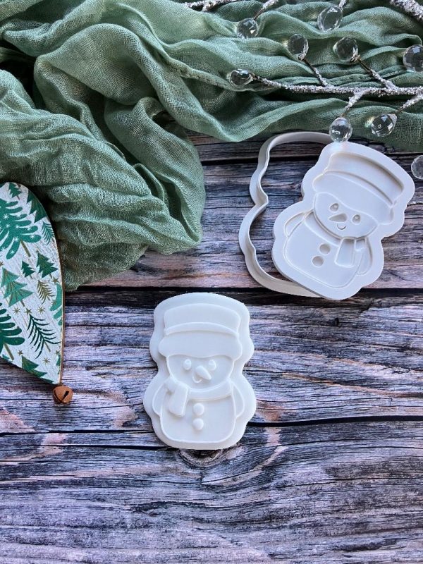 Snowman Cookie Cutter and Multi Pop Embosser
