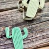 Cactus New Cactus Cookie Cutter and Fondant Stamp, Wild West, Rodeo, Mexico, Western, Desert