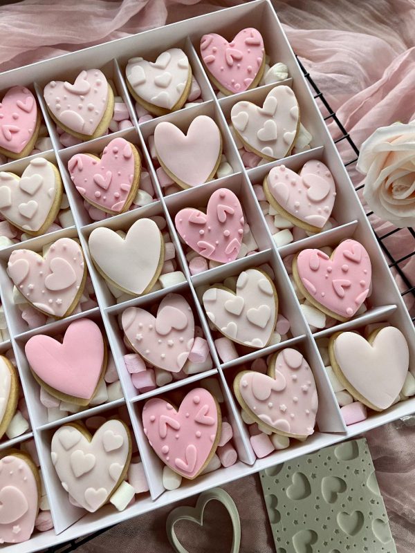 Heart Pattern Fondant Stamp Embosser, Hearts, Valentine's, Love, Wedding, Engagement, Valentines