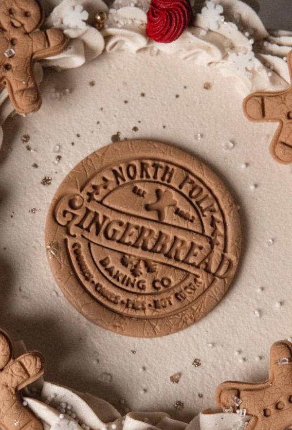 Gingerbread Fondant Stamp Gingerbread Fondant Stamp
