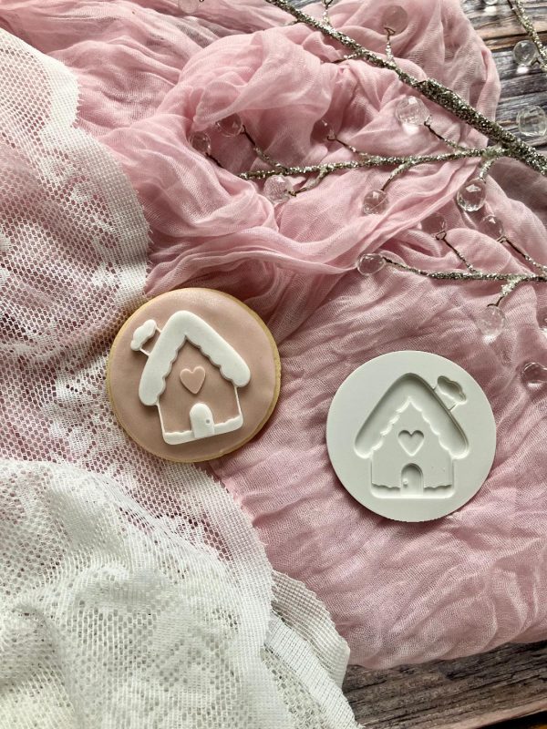 Christmas House Fondant Stamp Embosser Christmas House Fondant Stamp Embosser