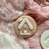 House pink 4 House Fondant Stamp Embosser, Christmas, Festive, Holidays , Gingerbread House