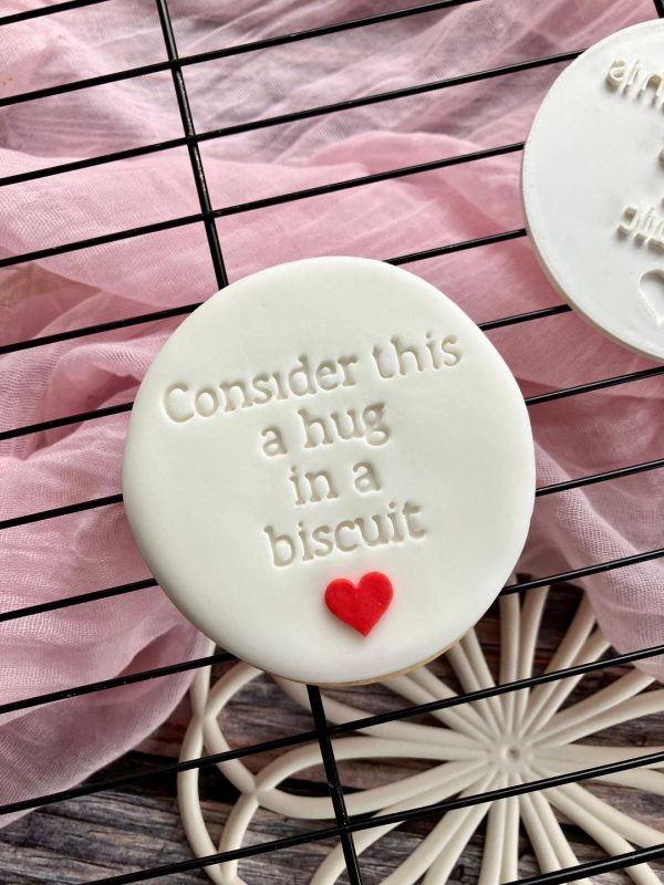 Consider This a Hug in a Biscuit Multi Pop Cookie Stamp, Get Well, Sending Love, Thinking of You