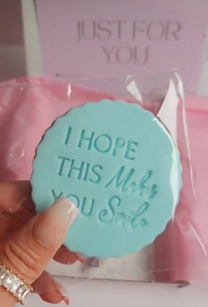 I Hope This Makes You Smile Cookie Stamp, Cheer Up, Get Well Soon, Thinking Of You