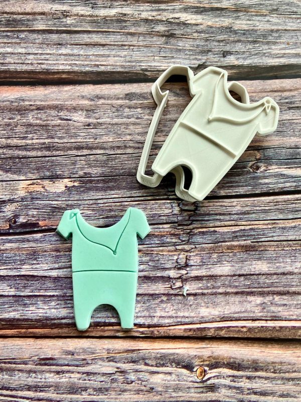 Rodeo Babygro Cookie Cutter and Fondant Stamp Rodeo Babygro Cookie Cutter and Fondant Stamp