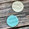 Santa's Favourite 3 Santa's Favourite Cookie Stamp, Teacher Gift, Christmas, Elf on the Shelf
